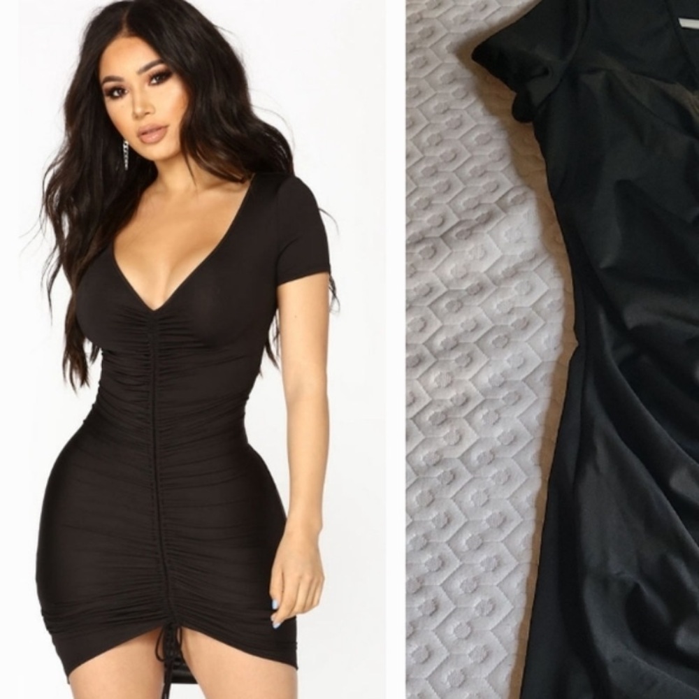 Fashion Nova tie mini dress